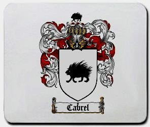 Cabrel coat of arms mouse pad