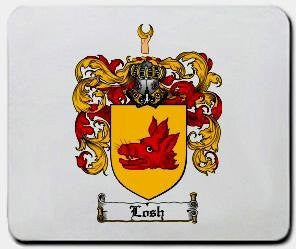 Losh coat of arms mouse pad