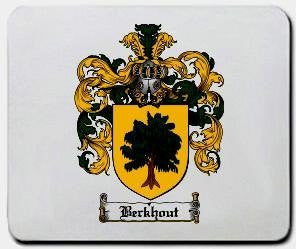 Berkhout coat of arms mouse pad