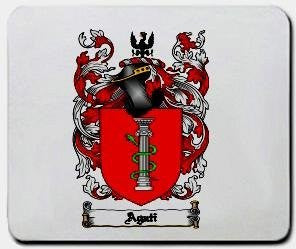 Agati coat of arms mouse pad