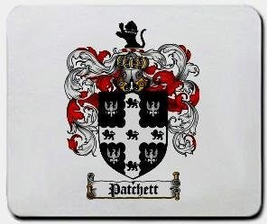 Patchett coat of arms mouse pad