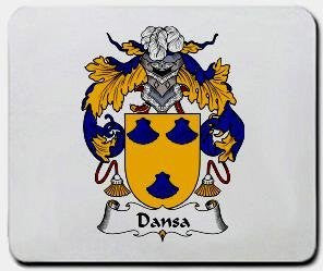 Dansa coat of arms mouse pad
