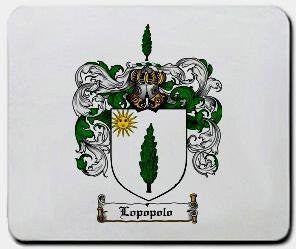 Lopopolo coat of arms mouse pad