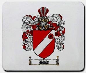 Blais coat of arms mouse pad