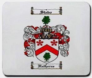 Hathorne coat of arms mouse pad