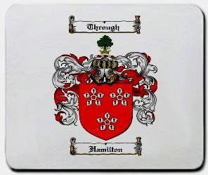 Hamilton coat of arms mouse pad