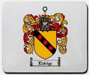 Eldrige coat of arms mouse pad