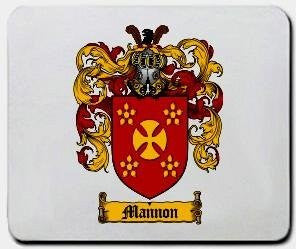 Mannon coat of arms mouse pad