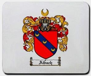 Albach coat of arms mouse pad