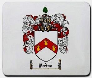Perton coat of arms mouse pad