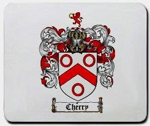 Cherry coat of arms mouse pad