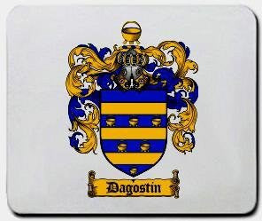Dagostin coat of arms mouse pad