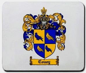 Couey coat of arms mouse pad