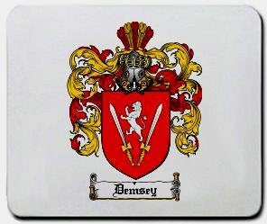 Demsey coat of arms mouse pad