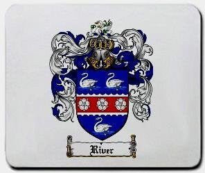 River coat of arms mouse pad