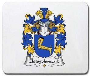 Zlotogolonczyk coat of arms mouse pad