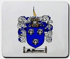 Mcdorman coat of arms mouse pad