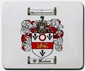 O'rodon coat of arms mouse pad