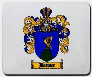 Brewer coat of arms mouse pad