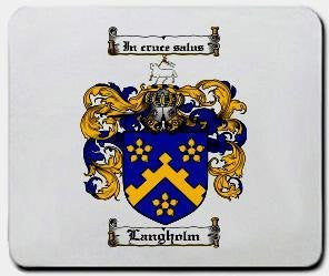 Langholm coat of arms mouse pad