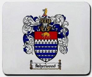 Isherwood coat of arms mouse pad