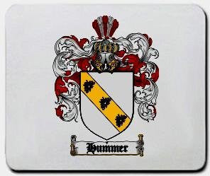Hummer coat of arms mouse pad