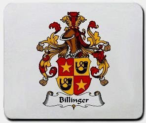 Billinger coat of arms mouse pad