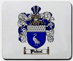 Pickrel coat of arms mouse pad