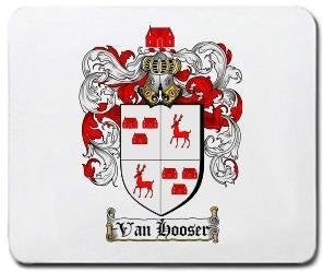 Van-hooser coat of arms mouse pad