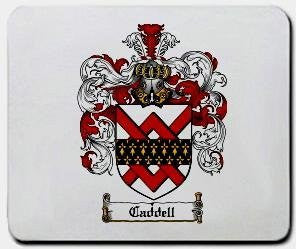 Caddell coat of arms mouse pad