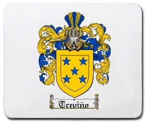 Trevino coat of arms mouse pad