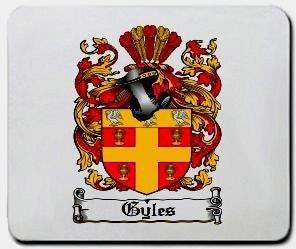 Gyles coat of arms mouse pad