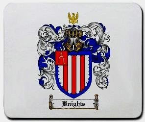 Knights-crest coat of arms mouse pad