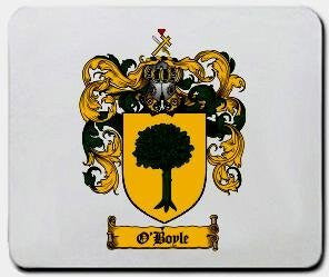 O'boyle coat of arms mouse pad