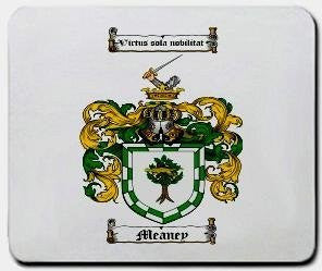 Meaney coat of arms mouse pad