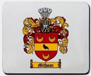 Milhoan coat of arms mouse pad