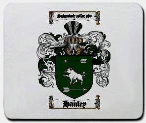 Hanley coat of arms mouse pad