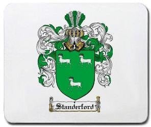 Standerford coat of arms mouse pad