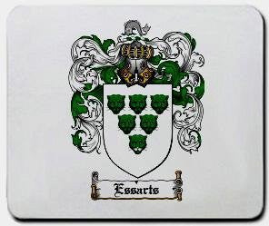 Essarts coat of arms mouse pad
