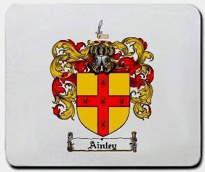 Ainley coat of arms mouse pad