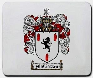 Mccrossen coat of arms mouse pad