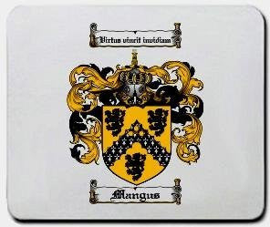 Mangus coat of arms mouse pad