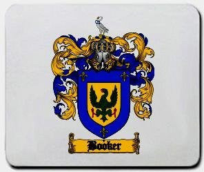 Booker coat of arms mouse pad