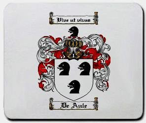 De-aule coat of arms mouse pad