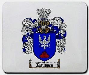 Rausseo coat of arms mouse pad