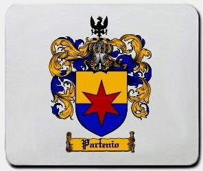Partenio coat of arms mouse pad