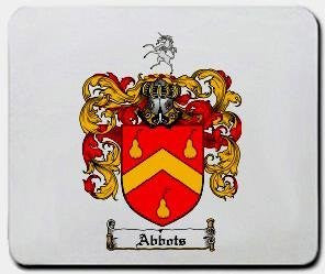 Abbots coat of arms mouse pad