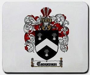 Canavan coat of arms mouse pad