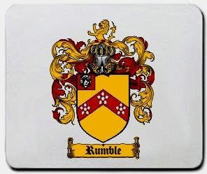 Rumble coat of arms mouse pad