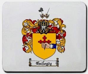 Gallogly coat of arms mouse pad